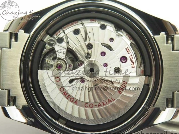 0224 FlexibleFit Aqua Terra 150M SS VSF 1:1 Best Edition Black Wave Textured Dial RG Hand on SS Bracelet A8500 Super Clone 8032